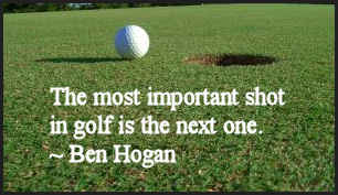 golf saying