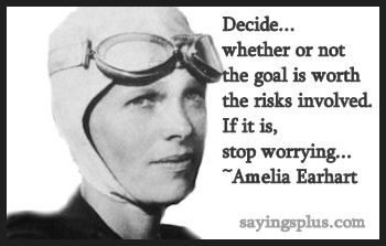 inspirational Amelia Earhart Quotes