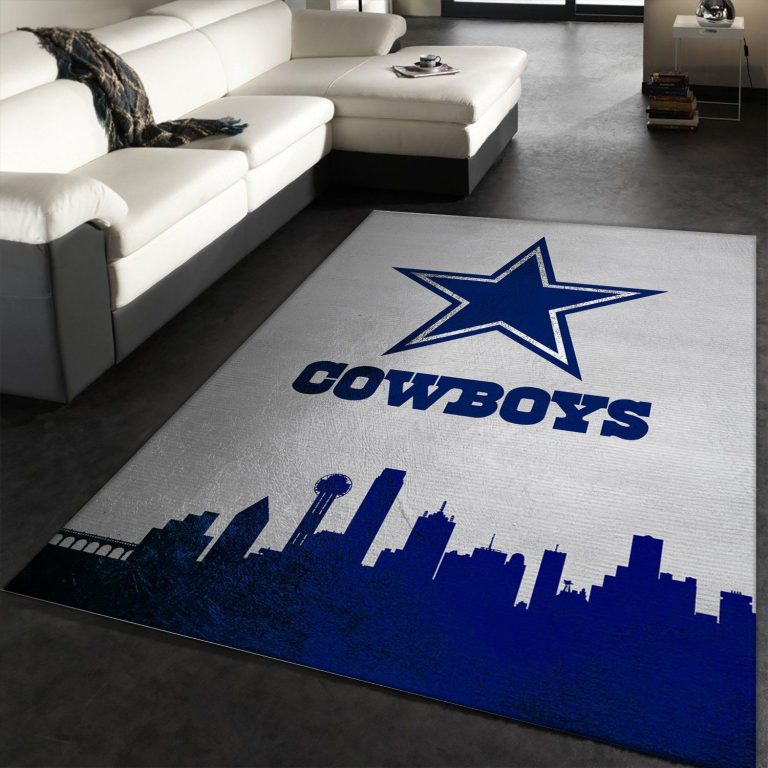 Dallas Cowboys Skyline NFL Area Rug Carpet Bedroom US Gift Decor   Dallas Cowboys Skyline NFL Area Rug Carpet Bedroom US Gift Decor 768x768 