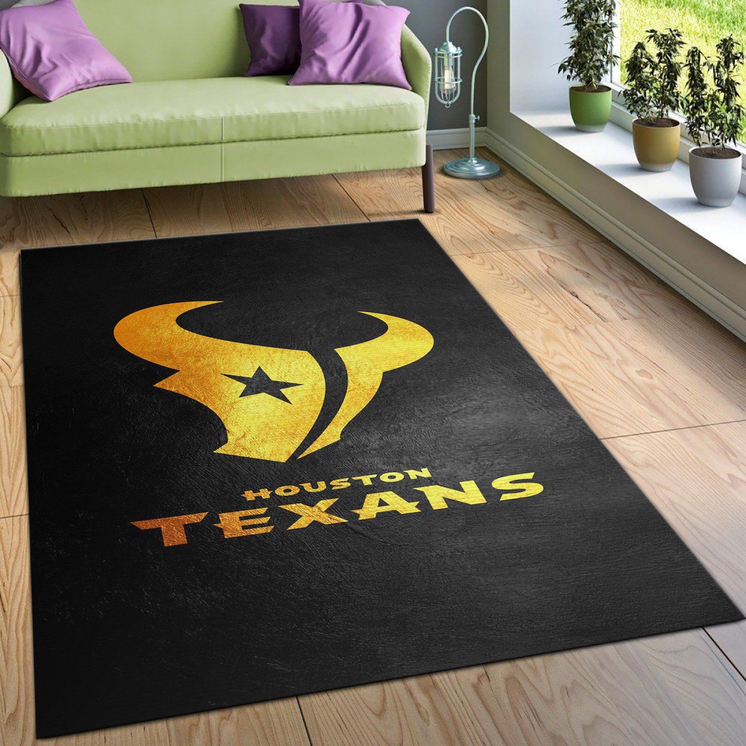 Houston Texans NFL Area Rug Carpet, Living room and bedroom Rug, Home ...