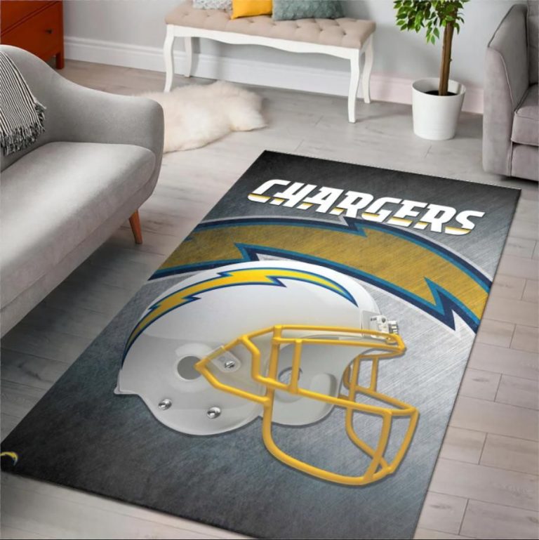 Los Angeles Chargers Nfl Team Area Rug Rugs For Living Room Rug Home Decor