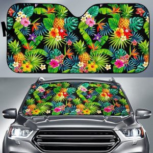 Aloha Hawaiian Tropical Car Auto Sun Shade