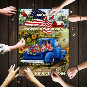 Amazing Grace Country Living Jigsaw Puzzle Set