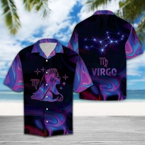 Amazing Virgo Horoscope Hawaiian Shirt Summer Button Up