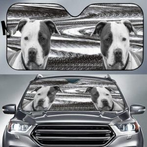 American Stafford Dog Breed Car Auto Sun Shade