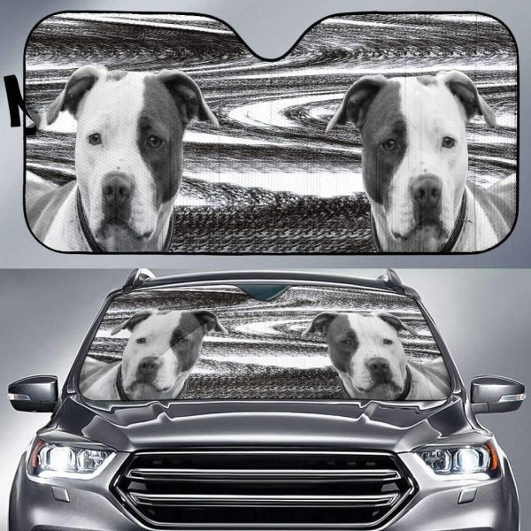 American Staffordshires Car Auto Sun Shade