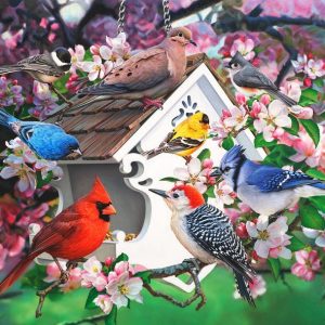 Among The Apple Blossoms Jigsaw Puzzle Set