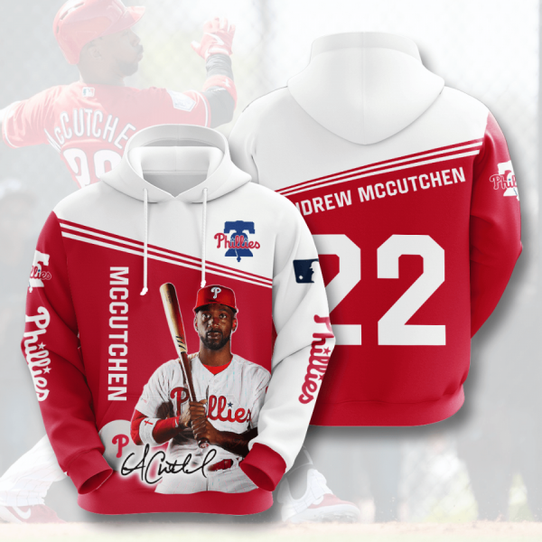 Andrew McCutchen Philadelphia Phillies 3D Printed Hoodie/Zipper Hoodie