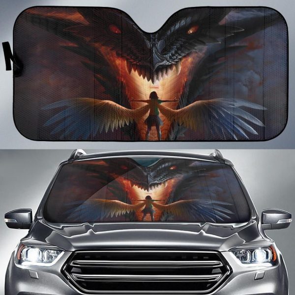 Angel Dragon Car Auto Sun Shade