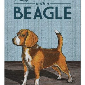 Animal Dogs, Beagle Life Is Better Jigsaw Puzzle Set