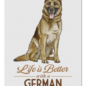 Animal Dogs, German Shepherd Life Is Better Jigsaw Puzzle Set