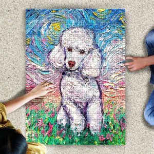 Animal Dogs, Poodle Jigsaw Puzzle Set