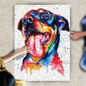 Animal Dogs, Rottweiler Jigsaw Puzzle Set