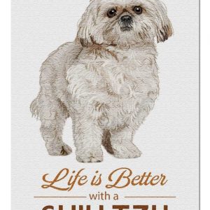 Animal Dogs, Shih Tzu Life Is Better Jigsaw Puzzle Set