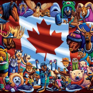 Animal Of Canada Jigsaw Puzzle Set