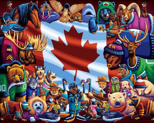 Animal Of Canada Jigsaw Puzzle Set