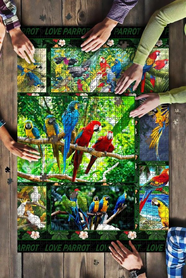 Animal Parrot Lovers Jigsaw Puzzle Set
