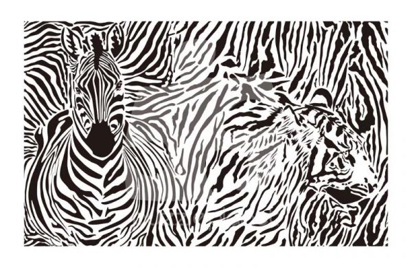 Animal Print Jigsaw Puzzle Set