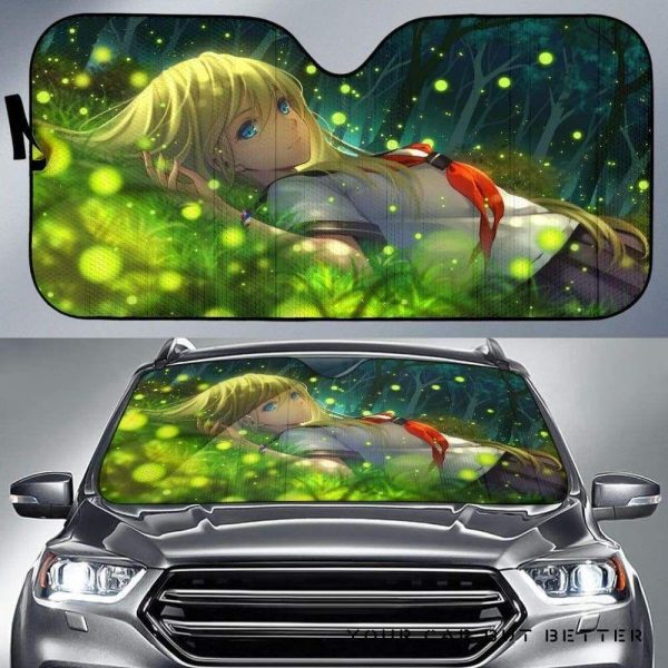 Anime Girl 3 Car Auto Sun Shade