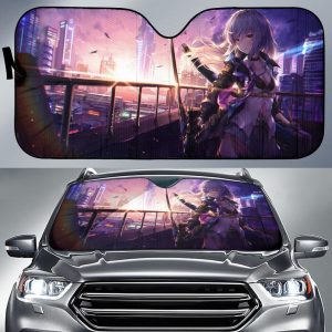 Anime Girl 5K Anime Car Auto Sun Shade