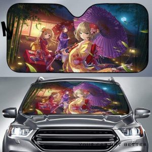 Anime Girl Art Car Auto Sun Shade