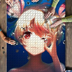 Anime Girl Bubbles Jigsaw Puzzle Set