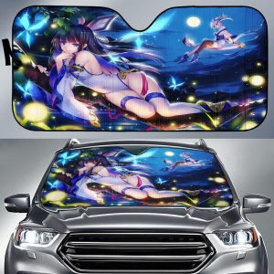 Anime Girl Cute Car Auto Sun Shade