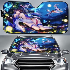 Anime Girl Cutes Car Auto Sun Shade