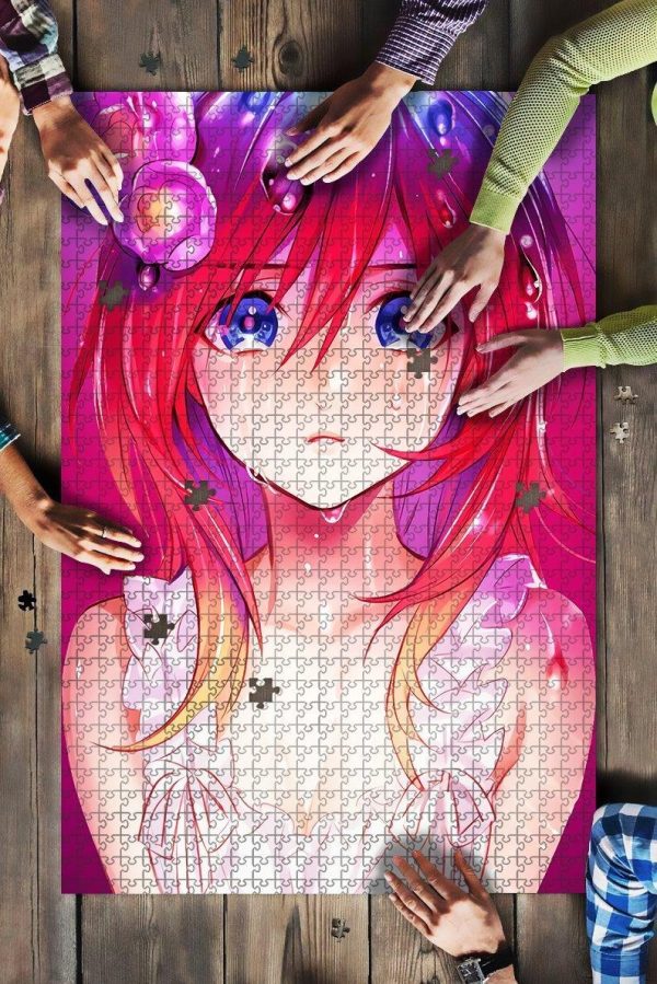 Anime Girl Feelings Desire Jigsaw Puzzle Set