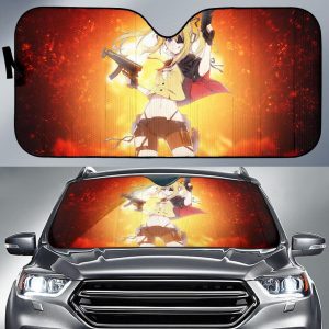 Anime Girl Girls Frontline Guns Nuclear Car Auto Sun Shade