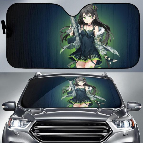 Anime Girl Green Girls Frontline Car Auto Sun Shade