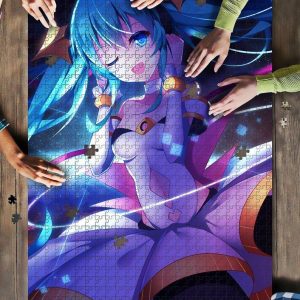 Anime Girl Hatsune Miku Jigsaw Puzzle Set