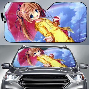 Anime Girl Sky Anime Car Auto Sun Shade