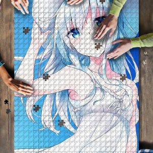 Anime Girl Summer Jigsaw Puzzle Set