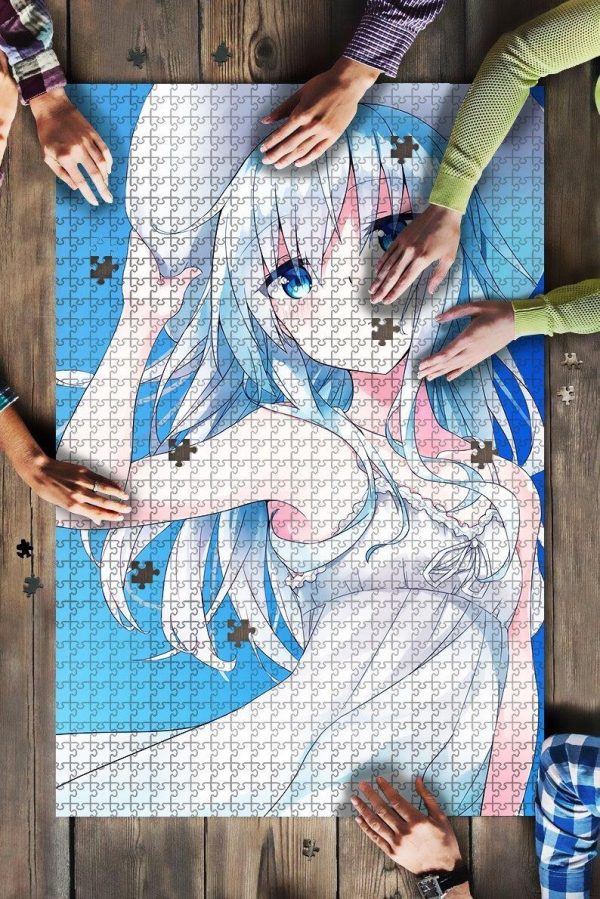 Anime Girl Summer Jigsaw Puzzle Set