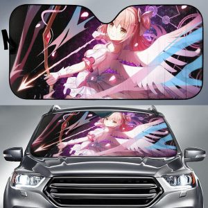 Anime Girl Warrior Anime Car Auto Sun Shade