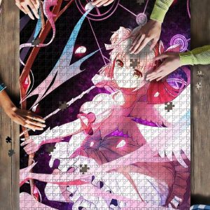 Anime Girl Warrior Jigsaw Puzzle Set