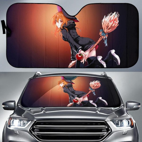 Anime Girl Witch Magic Anime Car Auto Sun Shade