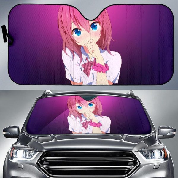 Anime Girl Yawning Anime Car Auto Sun Shade