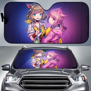 Anime Girls Final Fantasy Xiv Car Auto Sun Shade