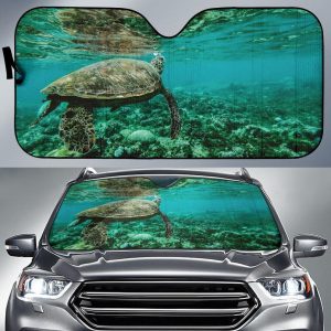 Aquatic Corals Car Auto Sun Shade