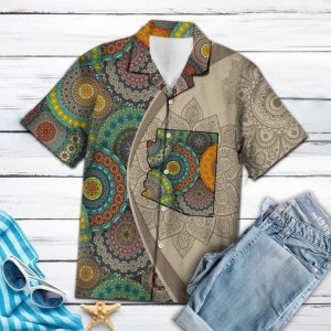 Arizona Mandala Hawaiian Shirt Summer Button Up