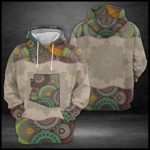 Arizona State Mandala 3D Printed Hoodie/Zipper Hoodie