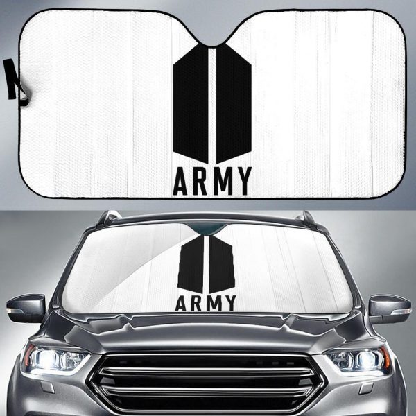 Army BTS Car Auto Sun Shade