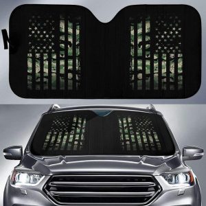 Army Flag Car Auto Sun Shade