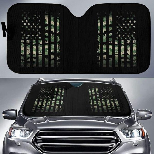 Army Flag Car Auto Sun Shade