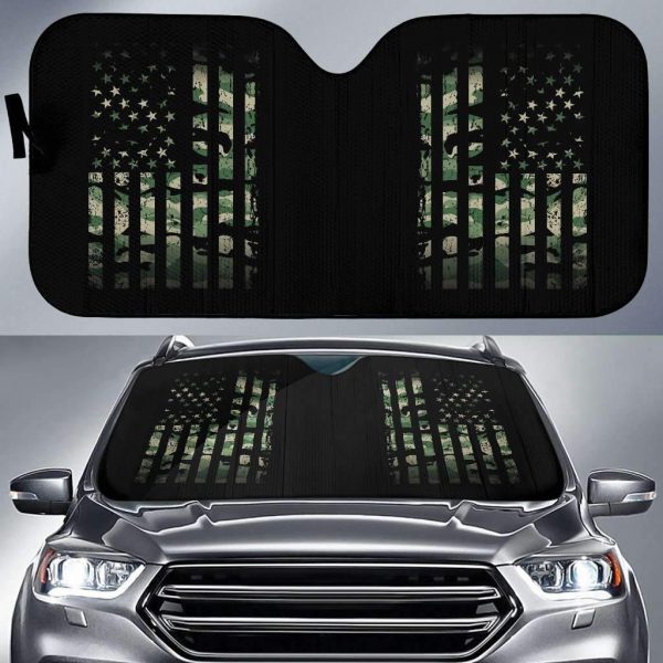 Army Flags Car Auto Sun Shade