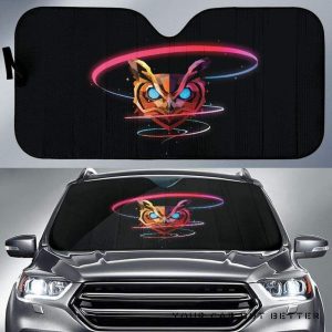 Art Owl Car Auto Sun Shade