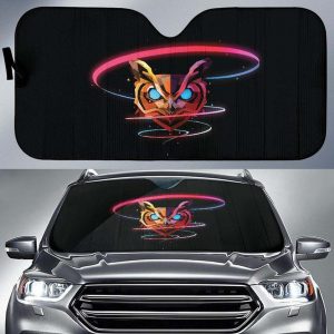 Art Owls Car Auto Sun Shade