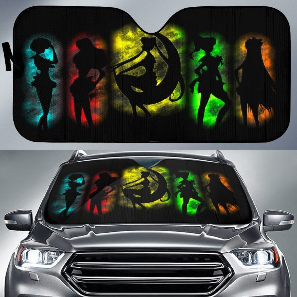 Art Sailor Moon Teams Manga Car Auto Sun Shade